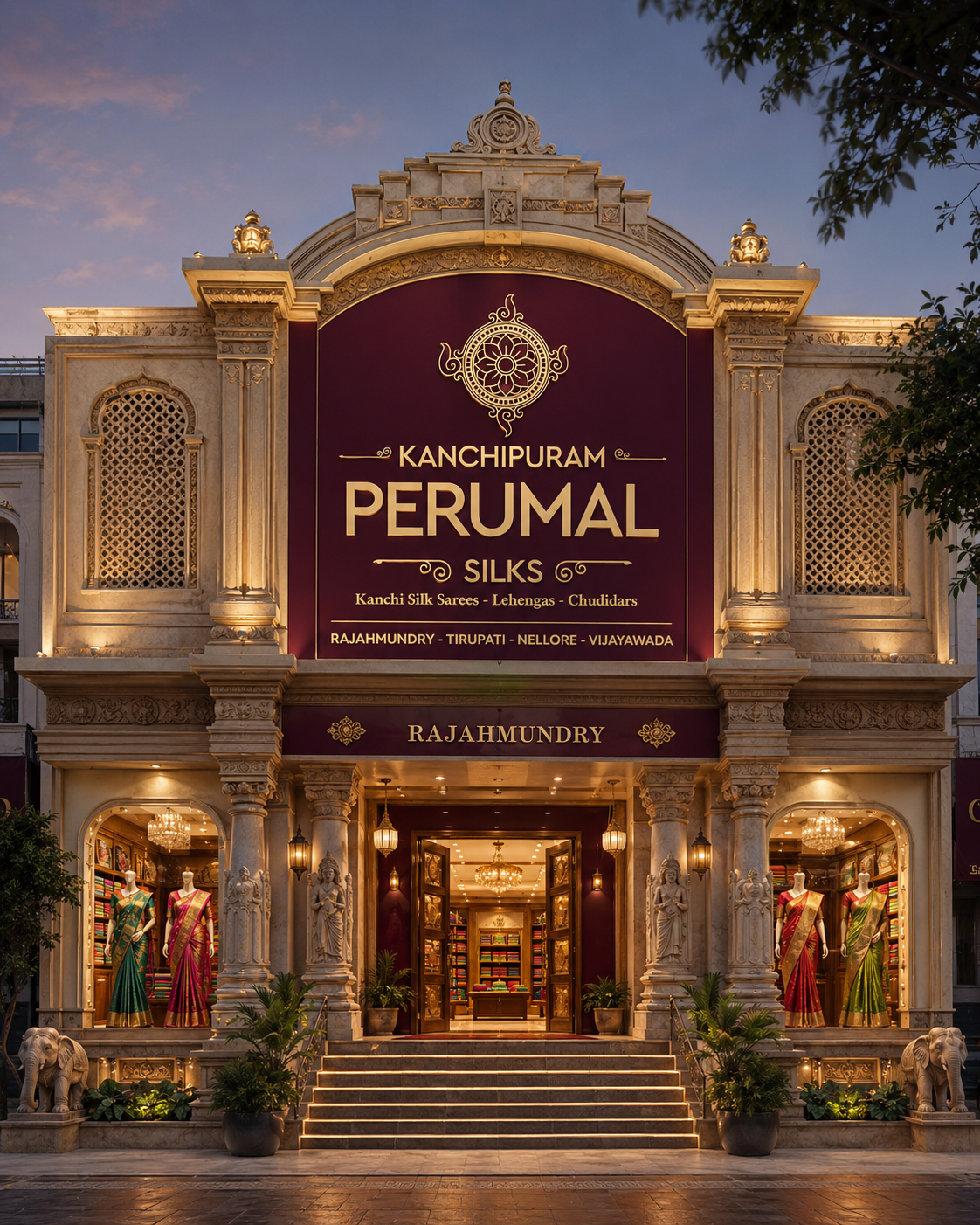 Kanchipuram Perumal Silks Rajahmundry store