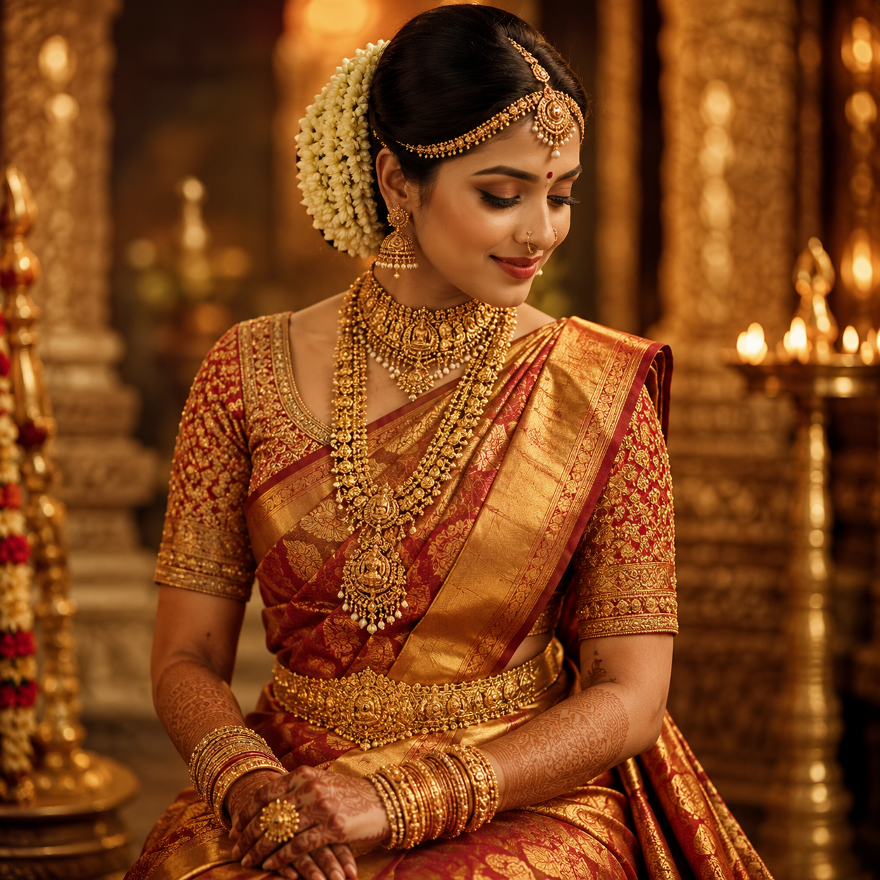 Bridal silk sarees